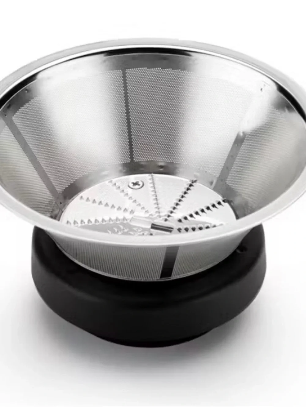 Mini Juicer in Silver and Black - Compact Home Juicer